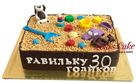 Торт Маленький строитель
