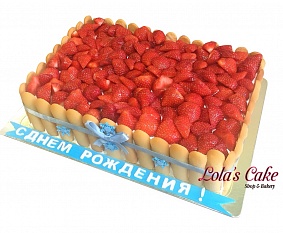 Торт Клубничка